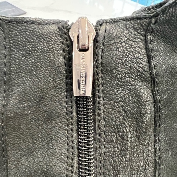 Vince CAMUTO Harlin cowboy fringe black booties size 7.5 - Picture 6 of 12